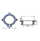 Collar For engine for alpha 1 - original part number: 806105 - 00819 - Tecnoseal